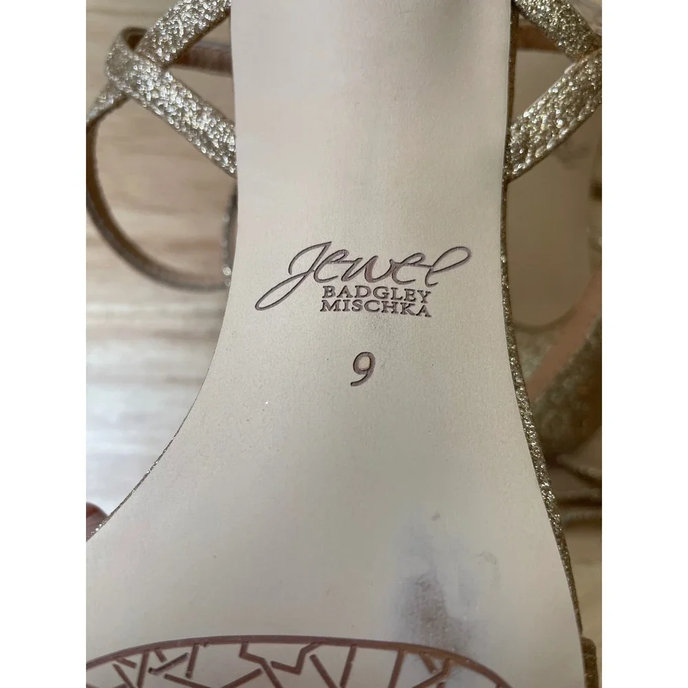 Jewel Badgley Mischka sparkling gold